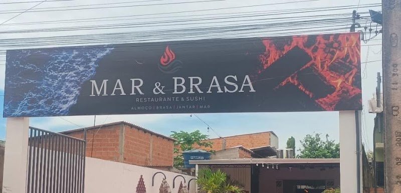 Logo de Mar e brasa Restaurante & sushi 🍣
